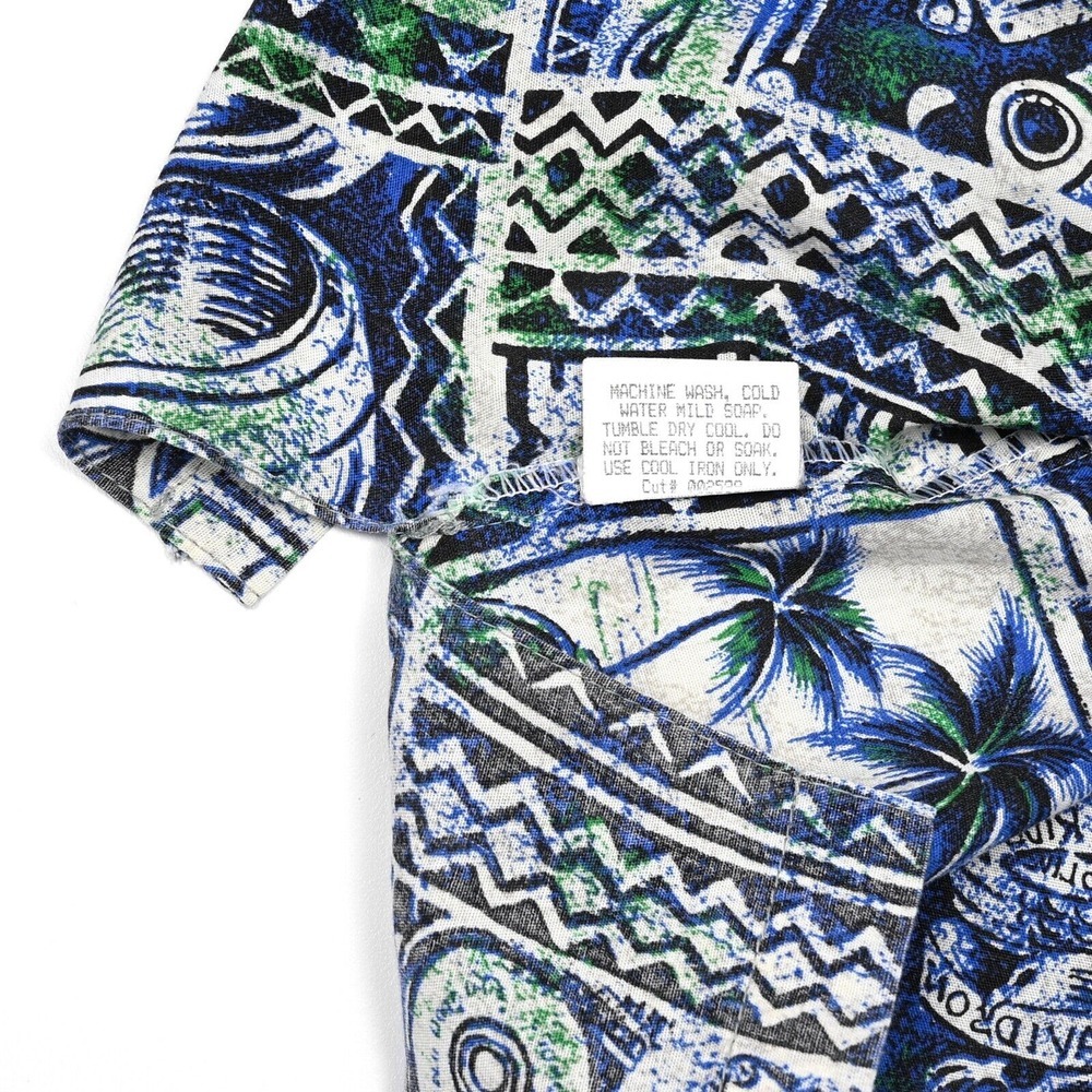 Harley Davidson Tori Richard Hawaiian Camp Shirt Mens XL Abstract All Over Print - Picture 10 of 10